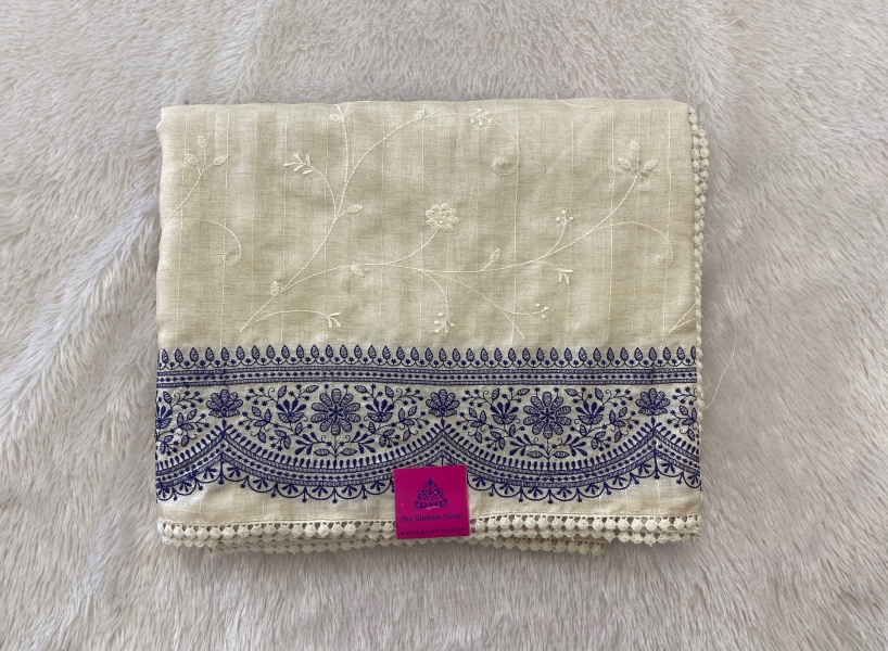 Amaya - The Ivory Shade Soft Tussar Saree 19257