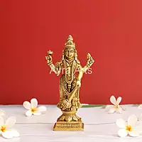 Brass Load Vishnu Murti Idol - 7 Inch Height