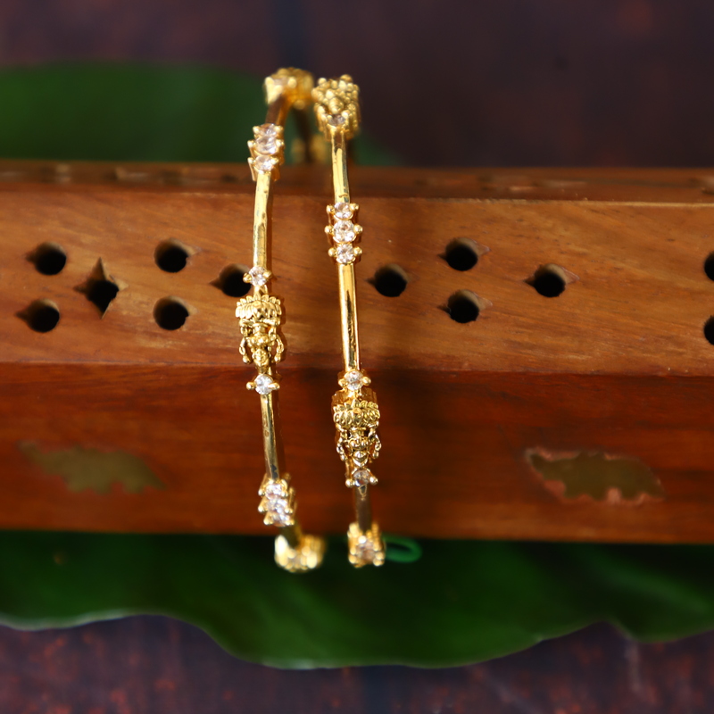 Llakshmi design with unique stone bangle