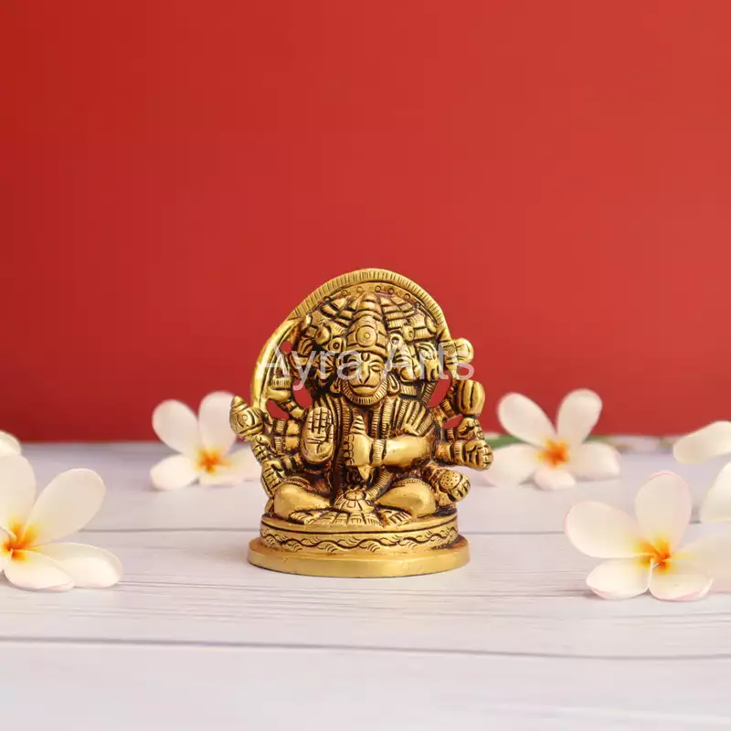 Brass Pancha Mukha Hanuman