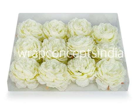 Ornate Peony-Ivory