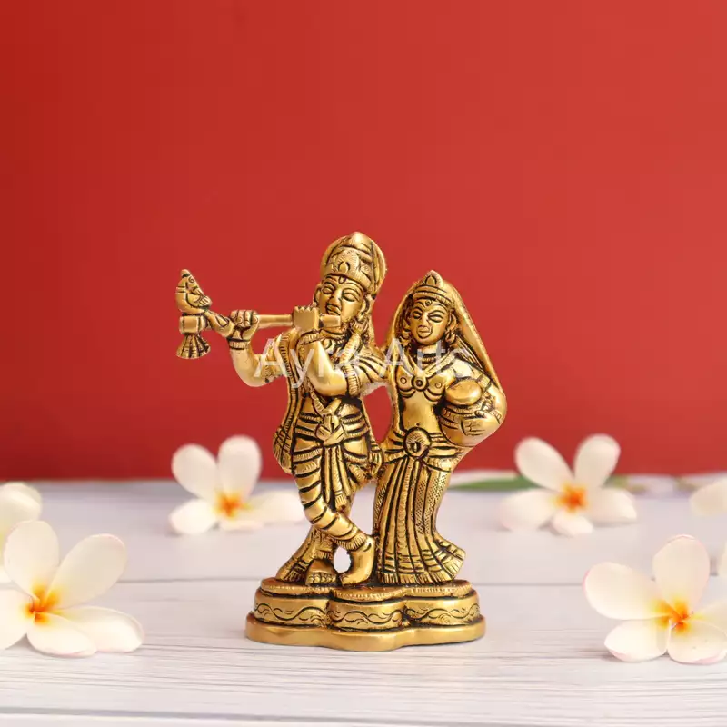 Brass Radha Krishna