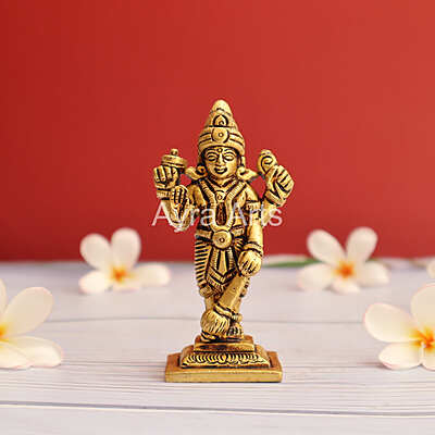 Brass Vishnu