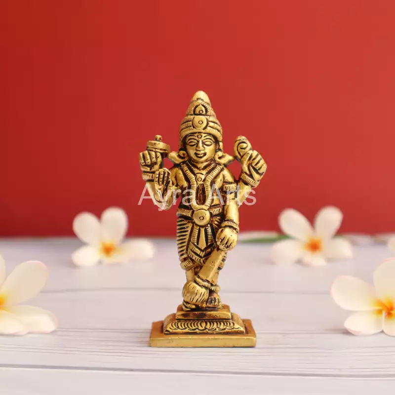 Brass Vishnu