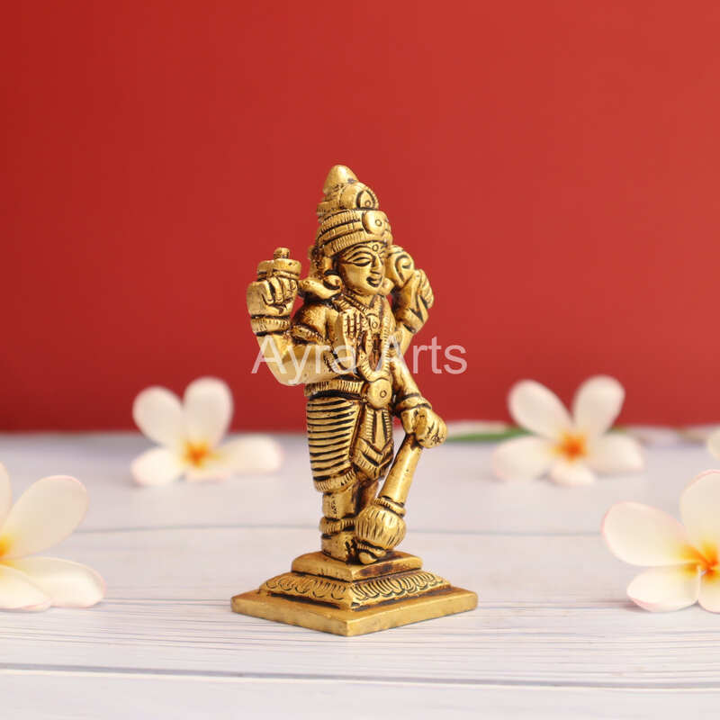 Brass Vishnu