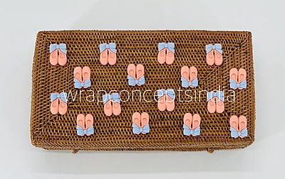 Ballerinas - Blue & lemon