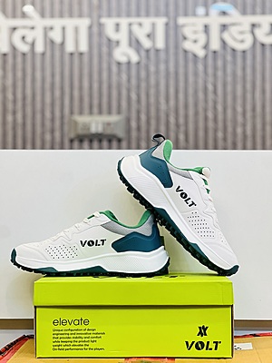 White Cricket Rubber Studs Shoes