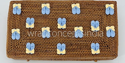 Ballerinas - Blue & lemon