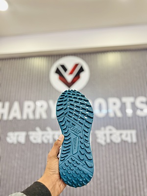 White Cricket Rubber Studs Shoes