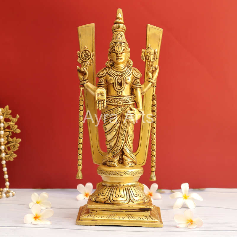 Lord Tirupati Balaji Venkateswara Swamy Idol with Namah -