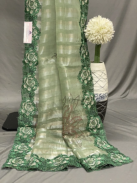 AALIYAH TISSUE ORGANZA SAREES SWS311