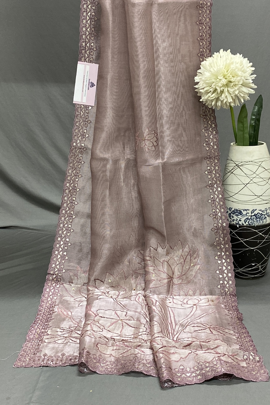 AALIYAH TISSUE SAREE SWS313