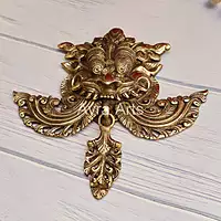 Brass Yali Wall Hanging Evil Eye Protector - 10.2 Inch Length