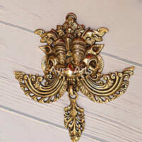 Brass Yali Wall Hanging Evil Eye Protector - 10.2 Inch Length