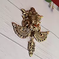Brass Yali Wall Hanging Evil Eye Protector - 10.2 Inch Length