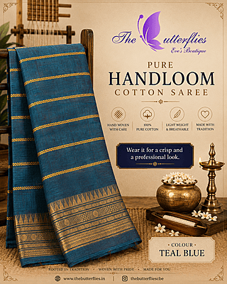 PURE HANDLOOM COTTON SAREE NITSHCS24861