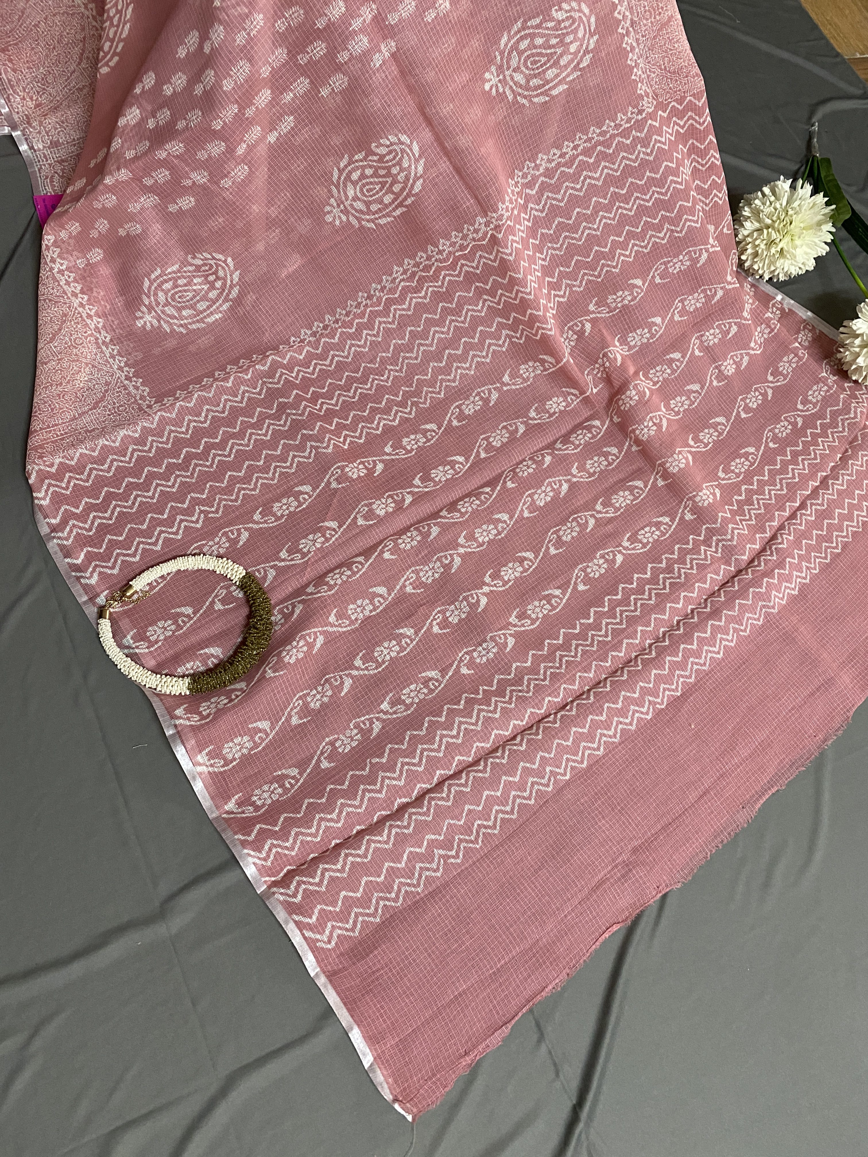 Ojal - The Kota Banaras saree in Floral Motifs 18247