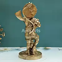 Brass Standing Hanuman Idol - 14 Inch Height