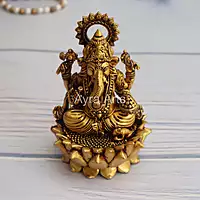 Premium Light Weight Brass Ganesh Idol - 5 Inch Height
