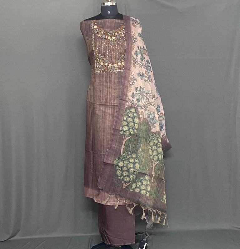 Riley - Linen Unstitched Kurti UNST22