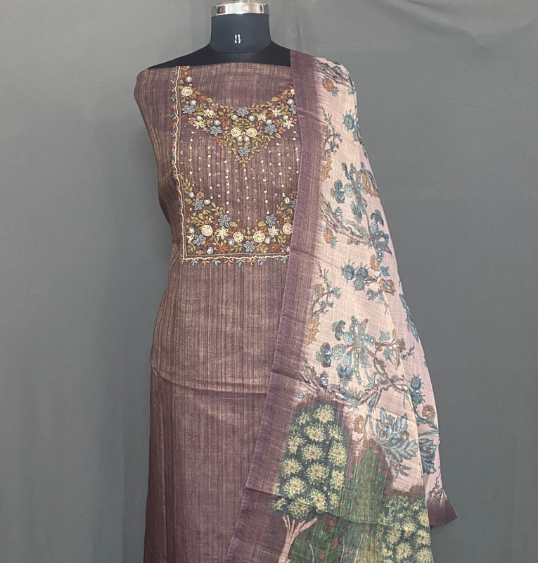 Riley - Linen Unstitched Kurti UNST22
