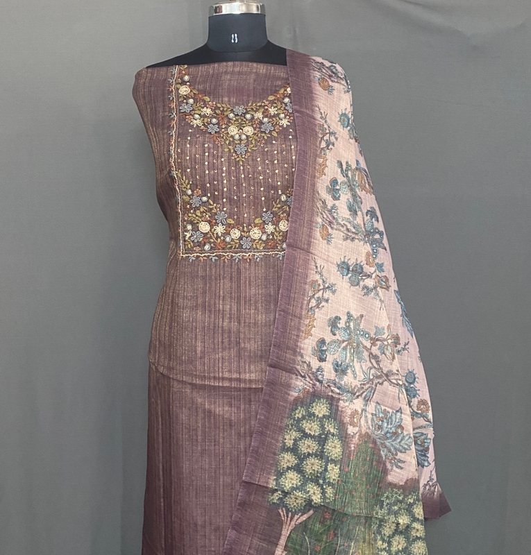 Riley - Linen Unstitched Kurti UNST22