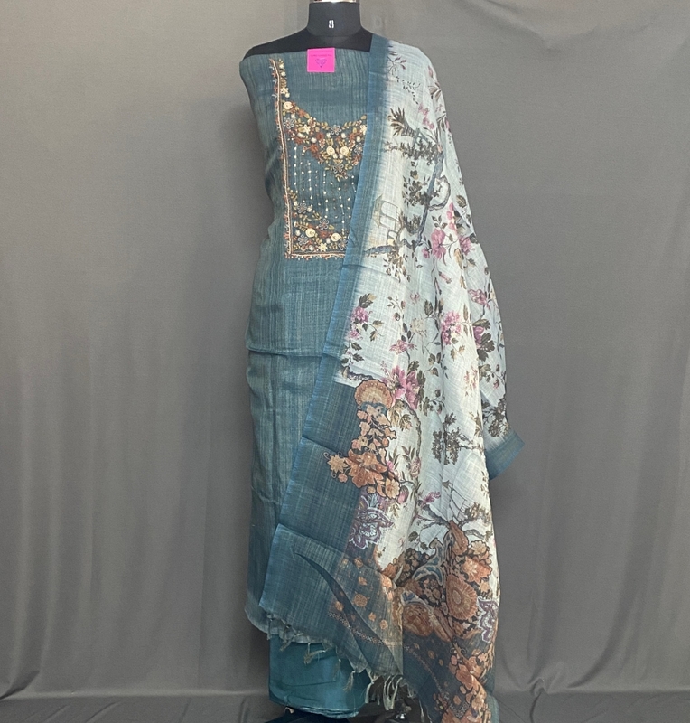 Riley - Linen Unstitched Kurti UNST22