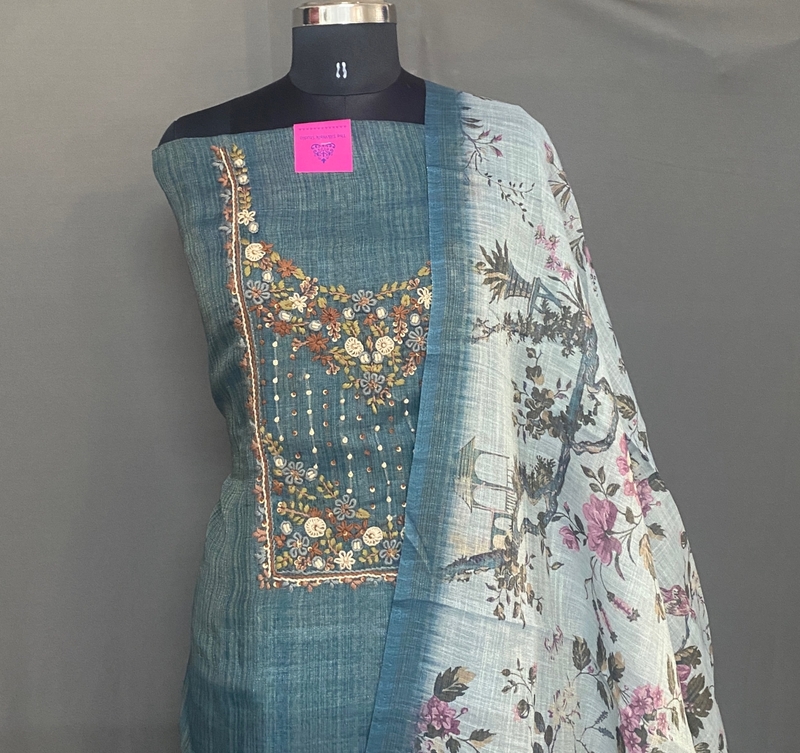 Riley - Linen Unstitched Kurti UNST22