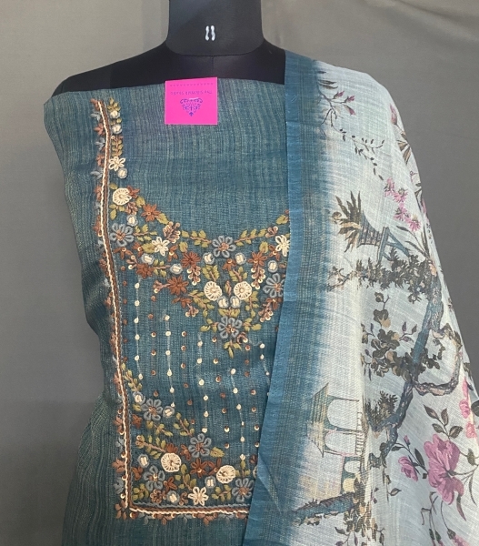 Riley - Linen Unstitched Kurti UNST22