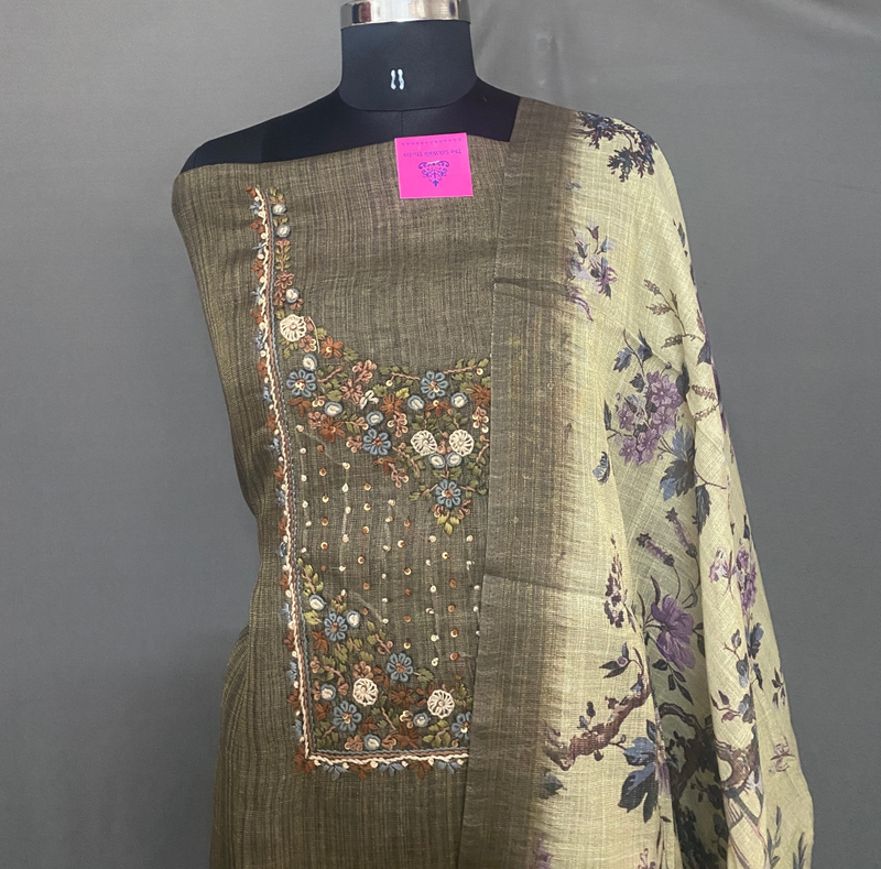 Riley - Linen Unstitched Kurti UNST22