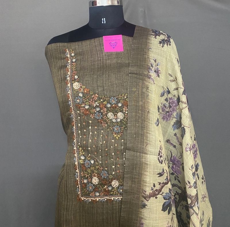 Riley - Linen Unstitched Kurti UNST22