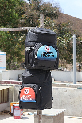 athletic backpack with shoe compartment