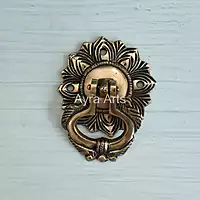 Elegant Entryway Brass Door Knocker - 3.5 Inch Length