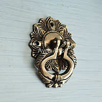 Elegant Entryway Brass Door Knocker - 3.5 Inch Length