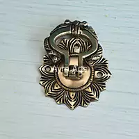 Elegant Entryway Brass Door Knocker - 3.5 Inch Length