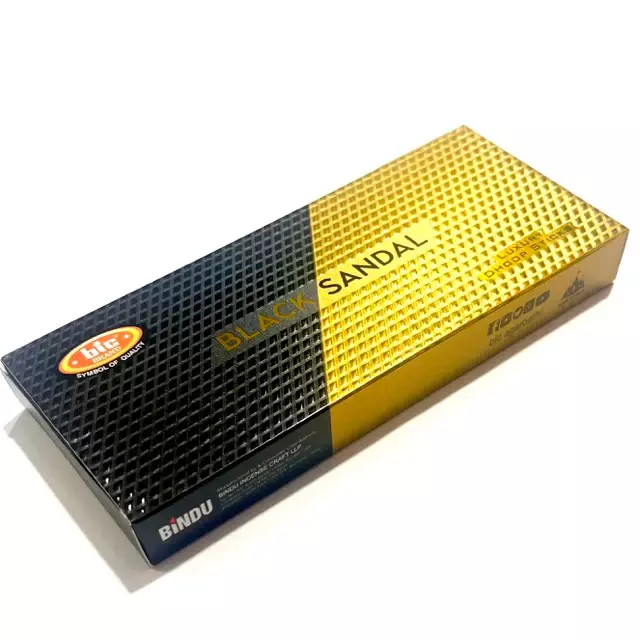 BIC BLACK SANDAL Luxury Dhoopsticks 10N
