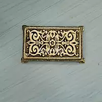Brass Spiritual religious temple puja Chowki  - 4.5 Inch Length
