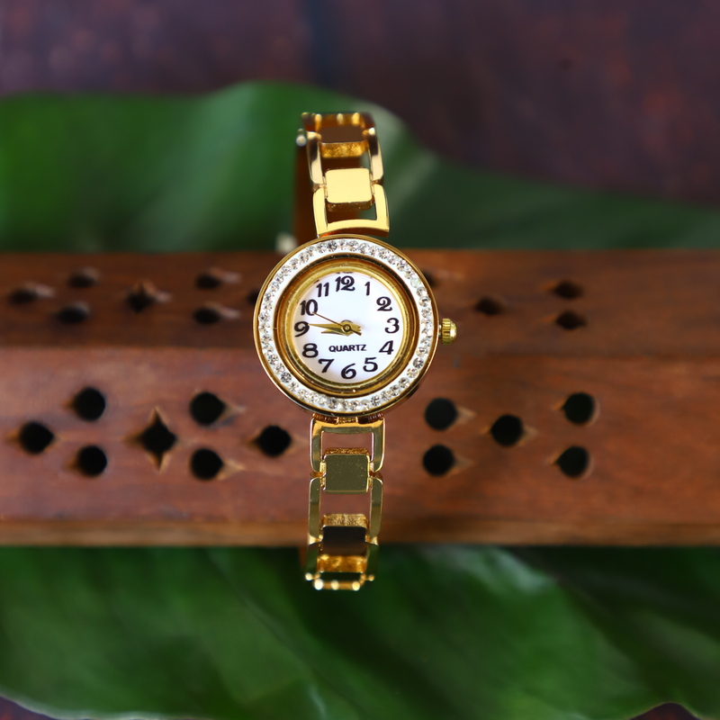Gold plated chain model watches