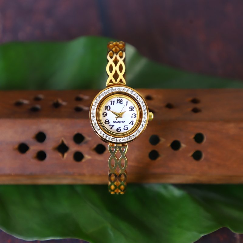 Gold plated two layer watches