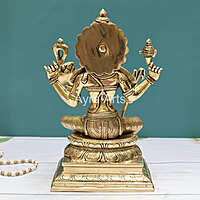 Tripura Sundari Rajarajeshwari Lalita Devi Kamakshi idol in Brass - 12 Inch Height
