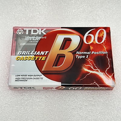 TDK - Audio Cassette 60 mins Type I - B-60