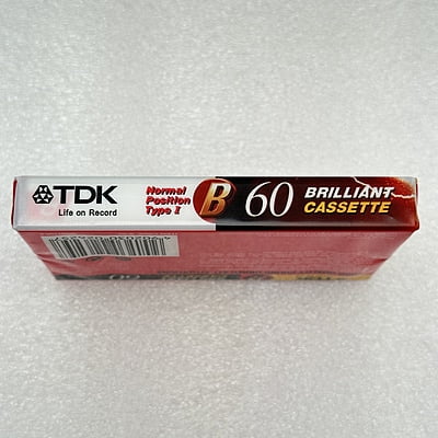 TDK - Audio Cassette 60 mins Type I - B-60