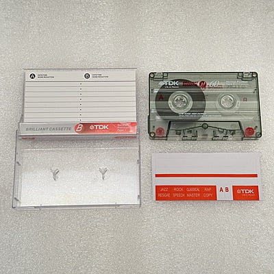 TDK - Audio Cassette 60 mins Type I - B-60