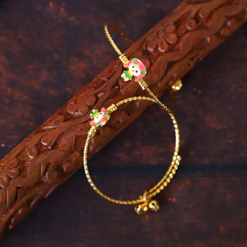 CUTE GIRL DESIGN ADJUSTABLE KIDS BANGEL