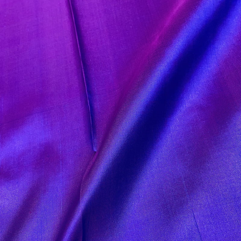 Twilight Blue Kanchipuram with Splendour Violet