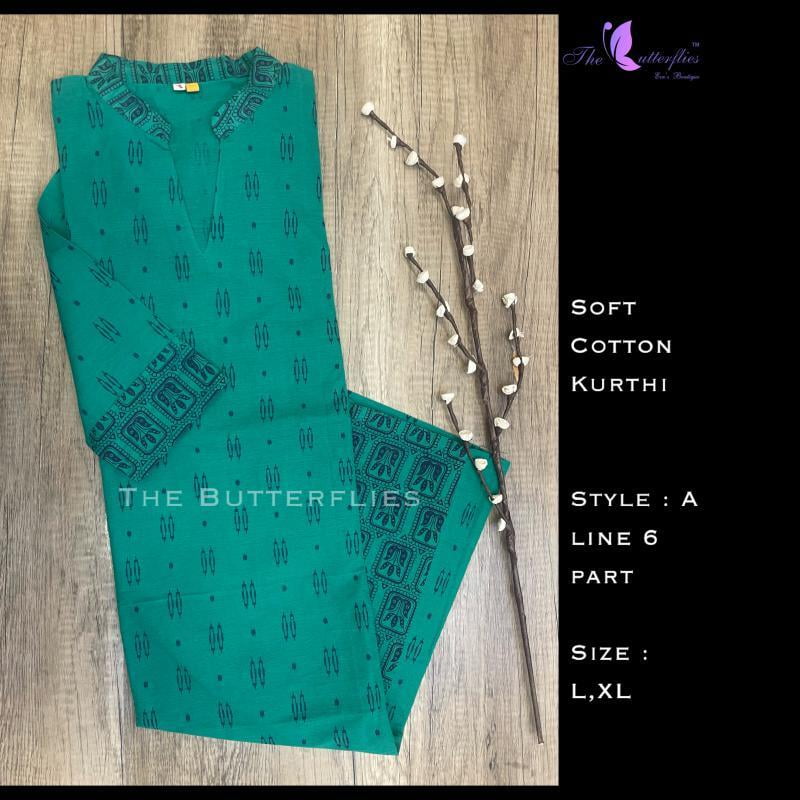PURE COTTON KURTHI CUSCKRS18380