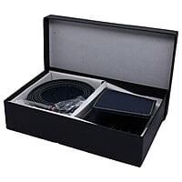 Men Belt + purse Combo Blue Men Belt + purse Combo Blue