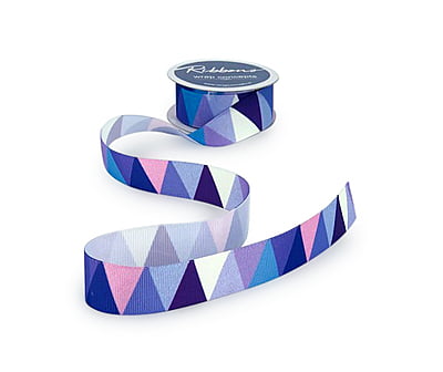 Triangle Ribbon - Shades of Green