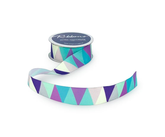 Triangle Ribbon - Shades of Green