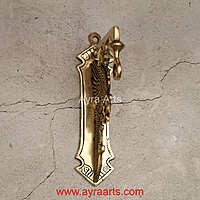 Pure Brass Wall Parrot Hanger for Bells and Lamps - 9 inch Height